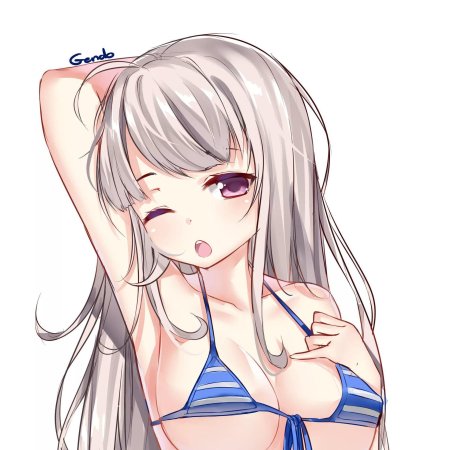 Голая аниме тян в ленте