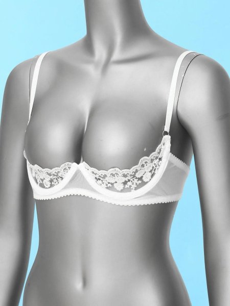Лифчик кружевной без чашек