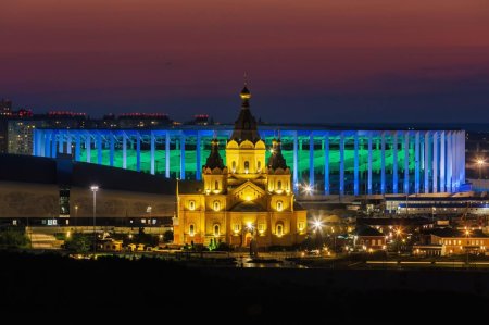 Собор александра невского и стадион нижний новгород