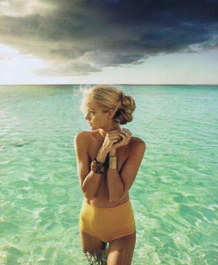 Море пляж девушки