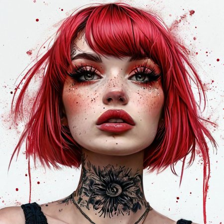 Девушка неформал