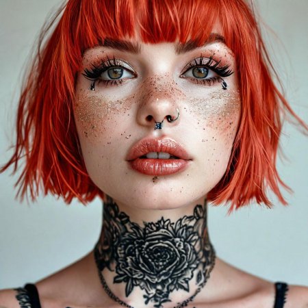 Девушка неформал