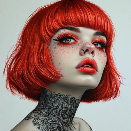 Девушка неформал