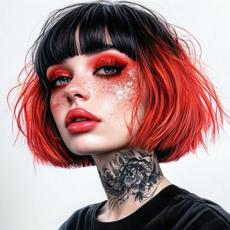 Цветные татуировки