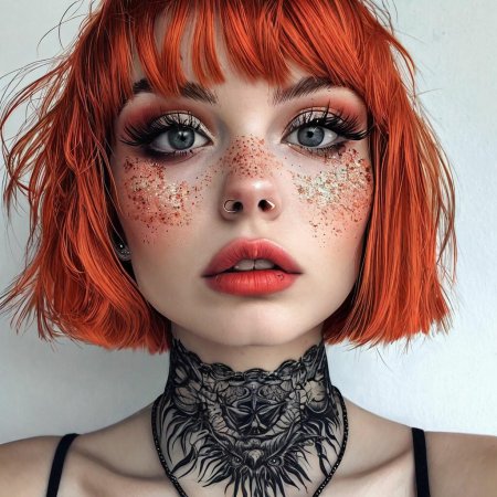 Девушка неформал