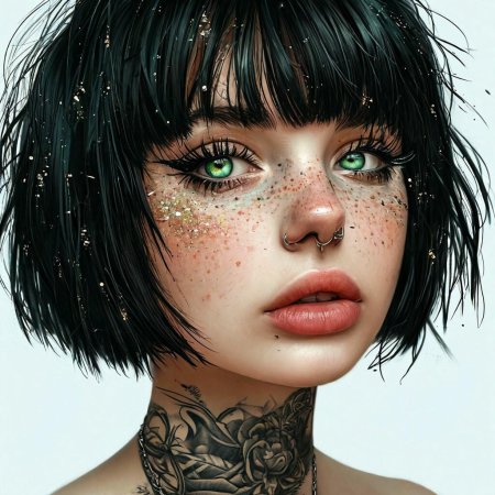 Девушка неформал