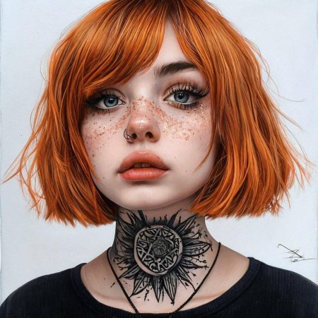 Девушка неформал