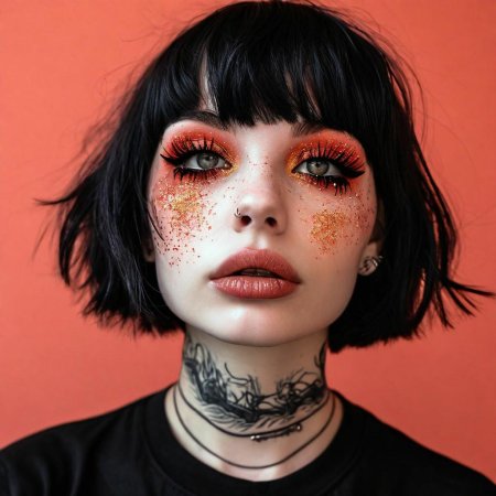 Девушка неформал