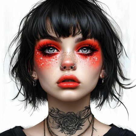 Женщина с татуировками