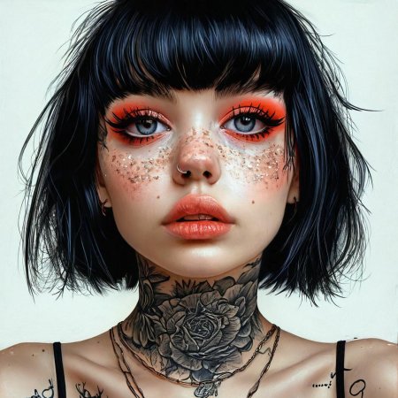 Лица красивых девушек