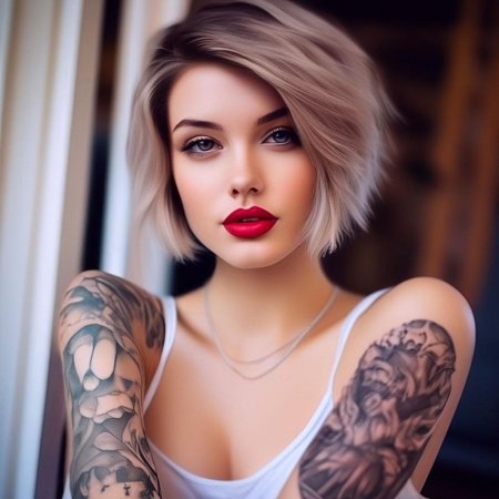 Неформальная девушка