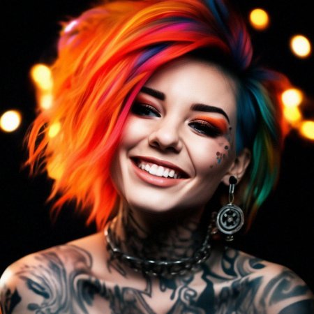 Цветные волосы