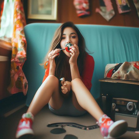 Крутая девочка