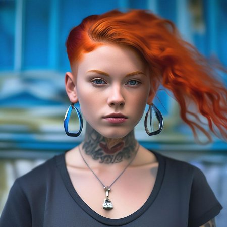 Девушка с татуировками