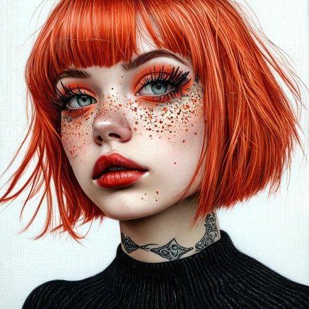 Девушка неформал