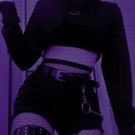 Фиолетовая Эстетика девушка