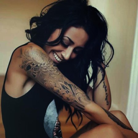 Рукав тату женский