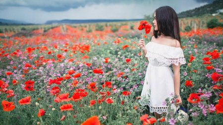 Фотосессия в цветах