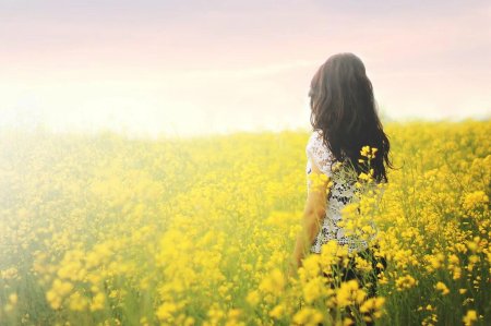 Девушка в поле