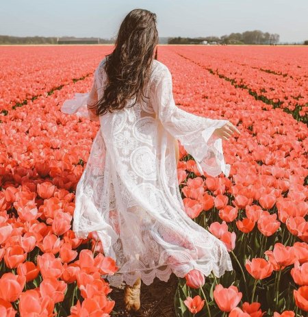 Фотосессия в цветах