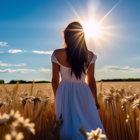 Девушка со спины