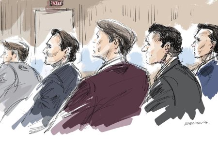 Courtroom sketch