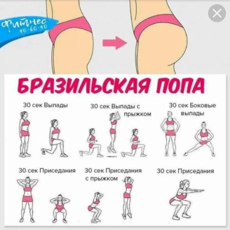 Упражнения для ягодиц