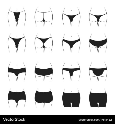 Трусы женские силуэт