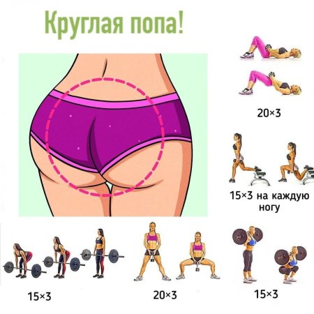 Круглые ягодицы