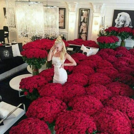 Огромный букет