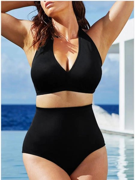 Раздельный купальник для полных