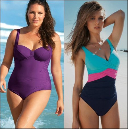 Купальники для полных