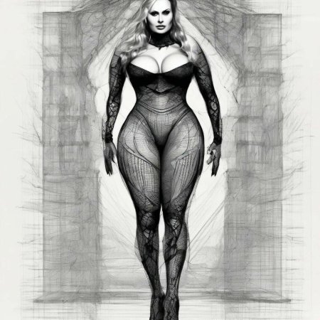 Пышная женщина