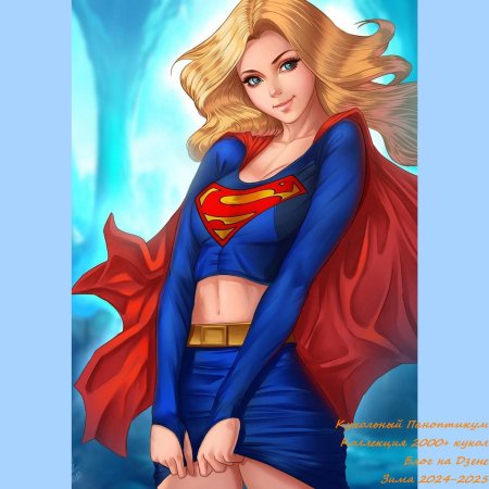 Супергерл арт