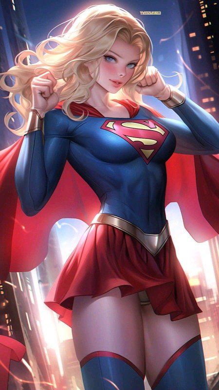 Супергерл арт