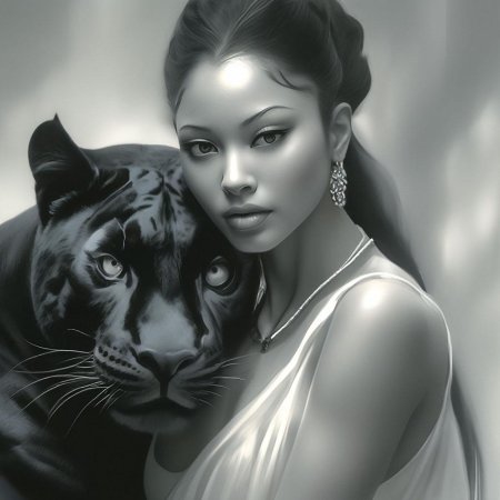 Девушка пантера картинки