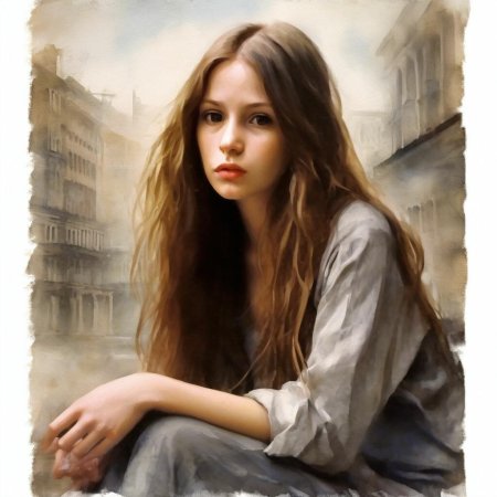 Портрет девушек