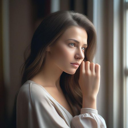 Молодая красивая женщина