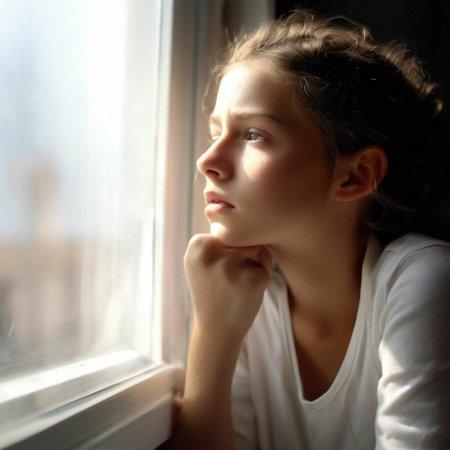 Задумчивая девочка