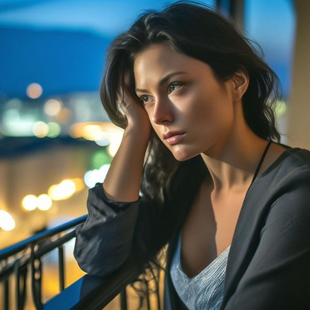 Красивая брюнетка