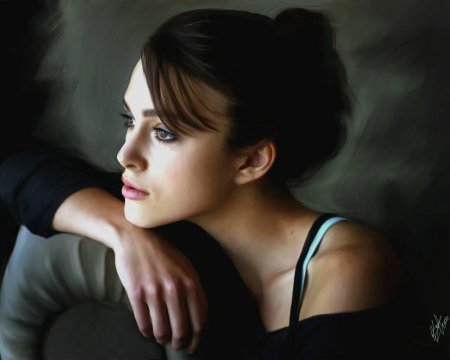 Кира Найтли взгляд