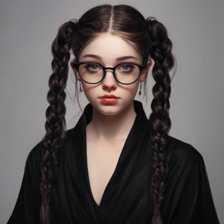 Девушка в очках