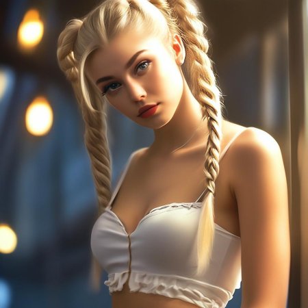 Волосы косички