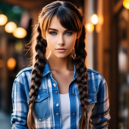 Красивая девушка брюнетка