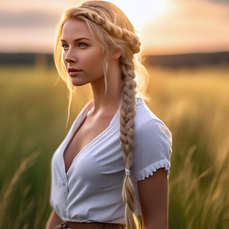 Красавица блондинка