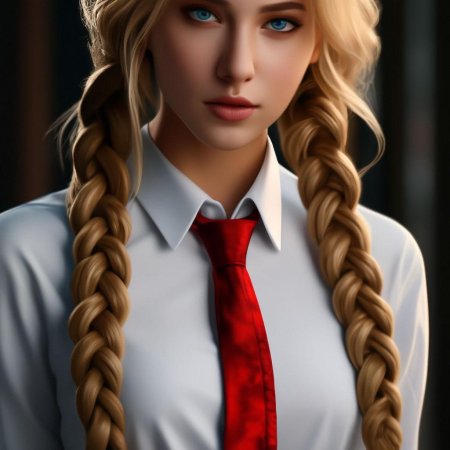 Девушки с длинными волосами