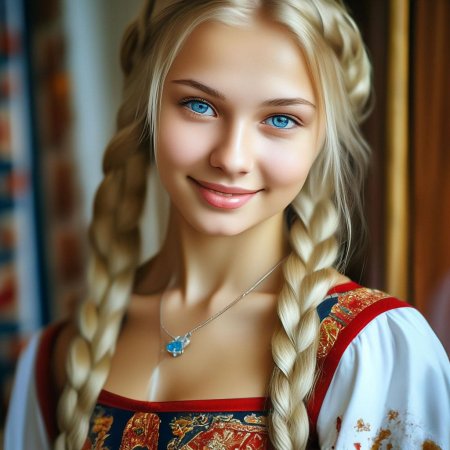 Красивая русская девушка
