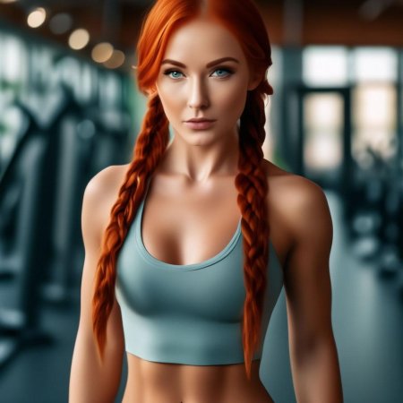 Красивая фитоняшка