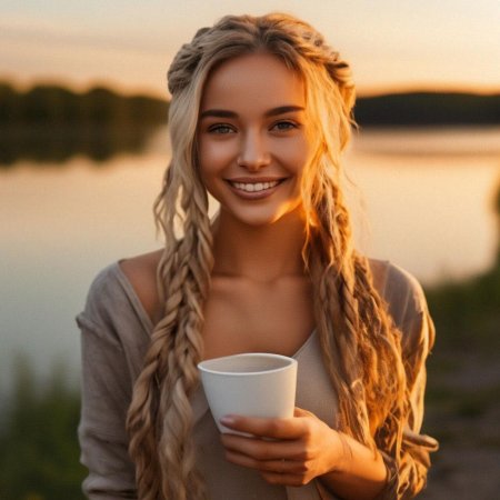 Девушка со светлыми волосами