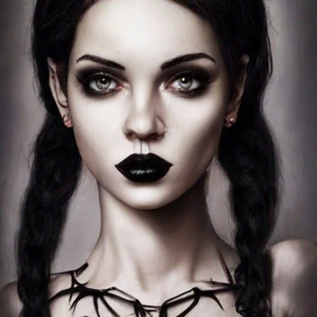 Готический стиль девушки